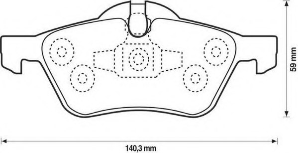 STOP 571992S Brake Pad Set, disc brake